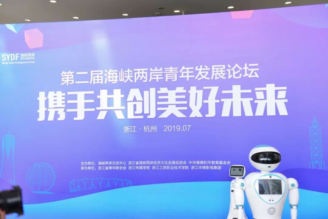 “携手共创美好未来”第二届海峡两岸青年发展论坛在杭举办 峰会/论坛现场图 6